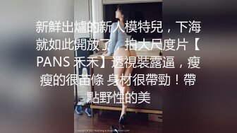 新鮮出爐的新人模特兒，下海就如此開放了，拍大尺度片【PANS 禾禾】透視裝露逼，瘦瘦的很苗條 身材很帶勁！帶點野性的美