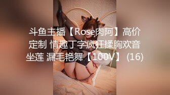 斗鱼主播【Rose肉阿】高价定制 情趣丁字疯狂揉胸欢音坐莲 漏毛艳舞【100V】 (16)