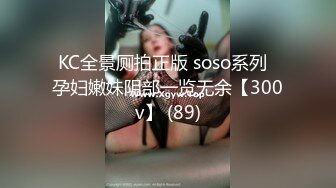 KC全景厕拍正版 soso系列  孕妇嫩妹阴部一览无余【300v】 (89)